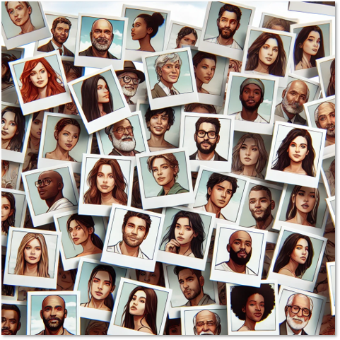 DALL-E generated participant avatars
